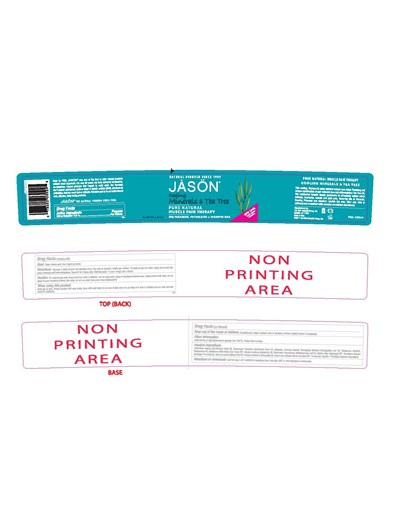 J0302207 Cooling Minerals Tea Tree Pain Therapy jar label.jpg image of jar label - J0302207 Cooling Minerals Tea Tree Pain Therapy jar label